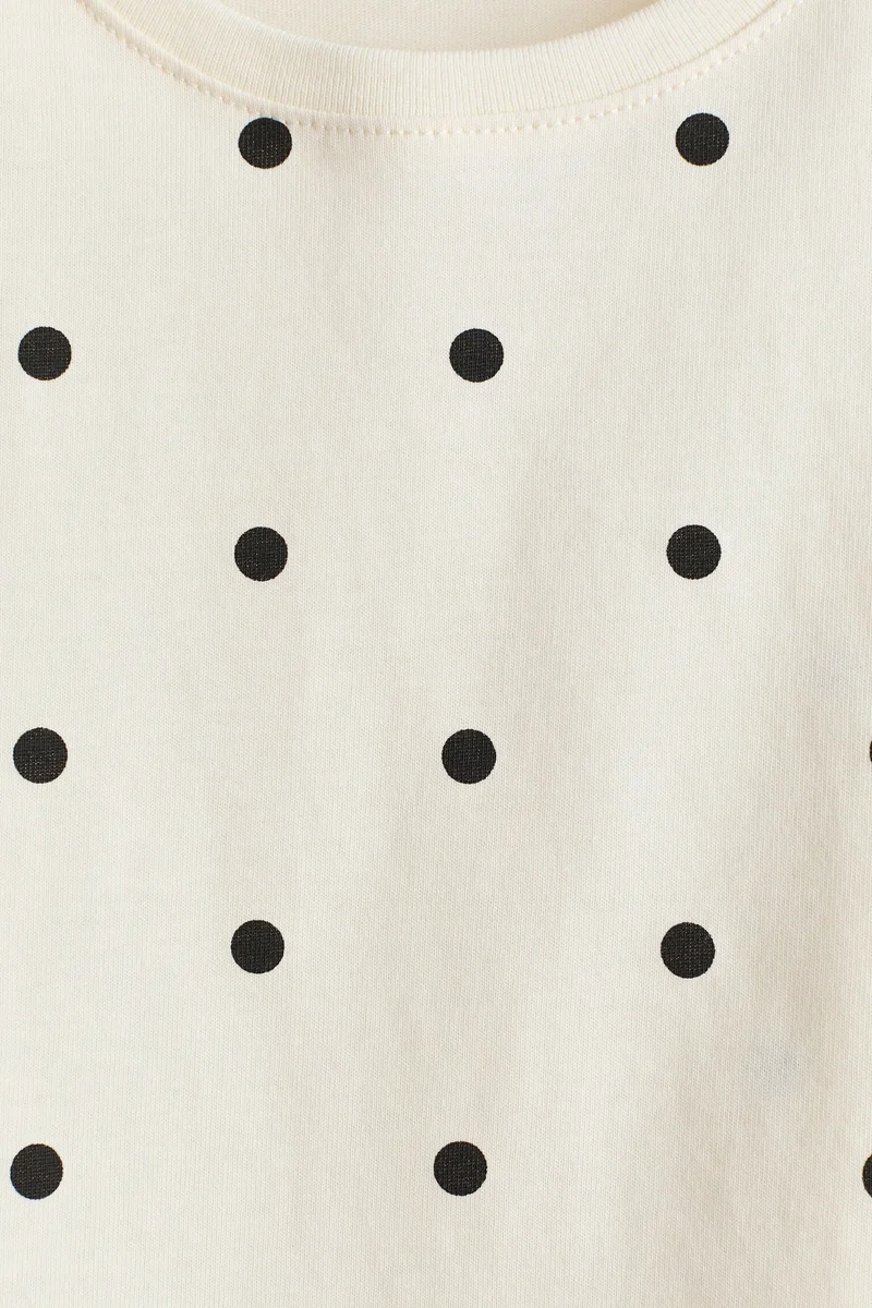 اتش اند ام بلوزة بأكمام مكشكشة